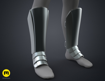 Ahsoka incik zırh mandaloryalı star savaşlar bilimkurgu ışın kılıcı kemer ışık gümüş Ashoka Tano dizi klon Jedi şövalye anakin Yoda bacaklar 3d print model - Mito3D