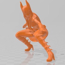 Ahsoka Tano Sanat çömelmek star savaşlar heykeller 3d print model - Mito3D
