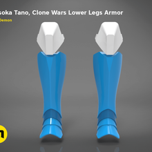 Ahsoka Tano klon savaşlar bacaklar zırh moda Yıldız Savaşları star Ashla Klon savaşları kadın Kostüm oyunu kostüm mandaloryalı Mandalore direnme güç Sith Jedi avcı bilimkurgu fantezi 3d print model - Mito3D