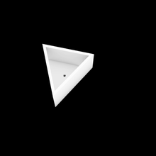 aia - geométrico pote a moda desing triângulo pla de flores ender3 geometria decoração espaços espaço 3d print model - Mito3D