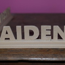 aiden art name stand letters display decoration 3d print model - Mito3D