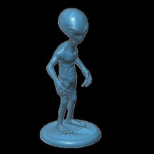 ailen art et alien ufo outer space moon toy toys statue statues figure 3d print model - Mito3D
