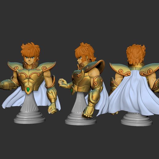 Aioria Leo aziz Seiya şövalyeler zodyak Sanat Cavaleiros Zodiaco 3dprinting Aiolia le 3D print model - Mito3D