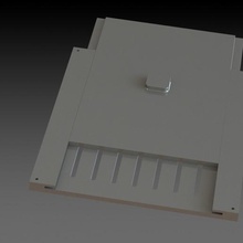 air-flow regulator tool Luft-flow regler air-vent Haus slider 3d print model - Mito3D