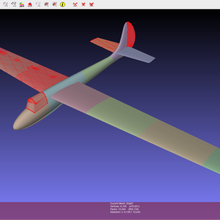 air100 rc planör oyun r c araçlar 3d print model - Mito3D