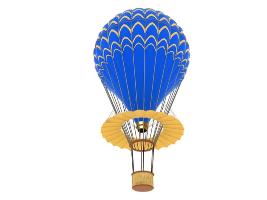 air ballon jeu volant chaud action anime 3d artisanat 3d print model - Mito3D