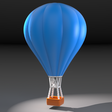 Luft Ballon Spaß Spielzeug 3d print model - Mito3D