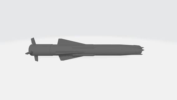 air dart aam - empire's twilight 1 72 scale missile sea 1-72 empires 3d print model - Mito3D