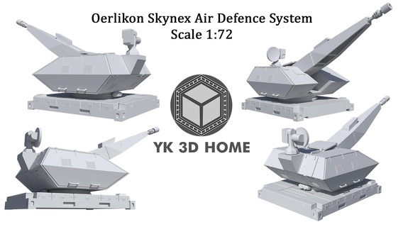 Luft Verteidigung System Skynex Luft System Skynex 3d print model - Mito3D