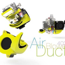 air duct blower 4020 tool 3d printer accessories 3d print model - Mito3D