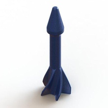 air duster rocket twisted gadget office 3d print model - Mito3D