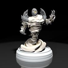 air elemental pose 2 dnd tabletop miniature dnd5e fantasy art sculpture 3d print model - Mito3D