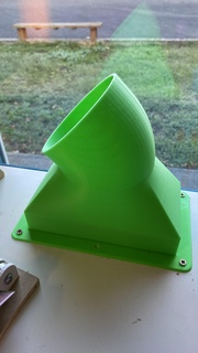 Luft Extraktor basierend pc Ventilator Base 3d print model - Mito3D