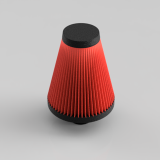 air filter Gadget k&n 3d print rc drift car engine 1/10 scale 1:10 3d print model - Mito3D