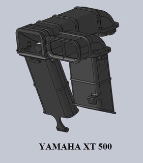 air filtre entrée Yamaha 500 xt 3d print model - Mito3D