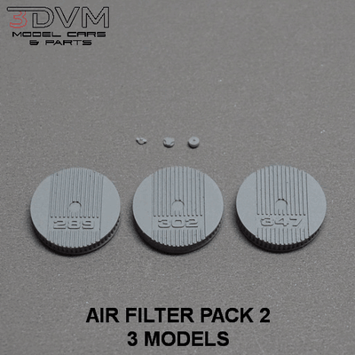 luft filter pack 2 1 24 rahmen vergaser carb quadrijet 4bbl wagen aufnahme 25 ford reiniger filtro 289 302 347 3d print model - Mito3D