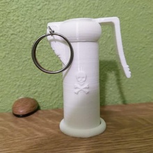 air freshner tactique deployer clairière brise one touch cartouche la maison salle de bains des toilettes le crâne une seule touche grenade fleur airfreshner 3d print model - Mito3D