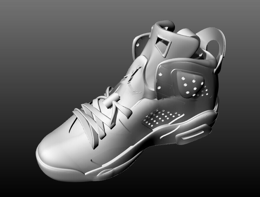hava Ürdün aj6 nike anahtarlık mücevher Giyim ayakkabı Spor adidas kolye altın gümüş moda spor sokak giyimi kentsel takı 3D print model - Mito3D