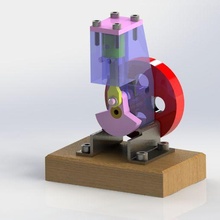 air motor tool design render animation 3d print model - Mito3D