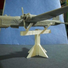 aria aereo he177 Tedesco pesante bombardiere passatempo 3d print model - Mito3D