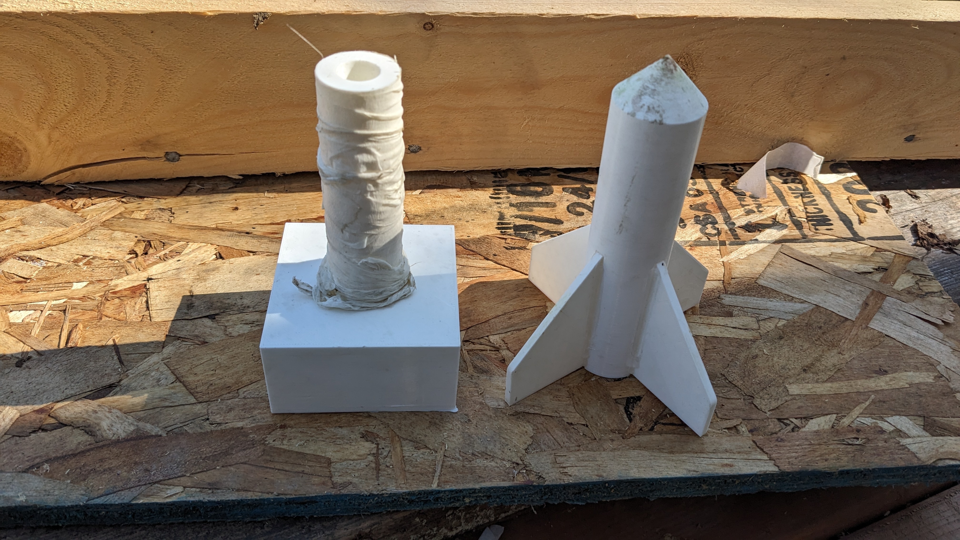 air pression fusée utilisant compresseur 3D print model - Mito3D