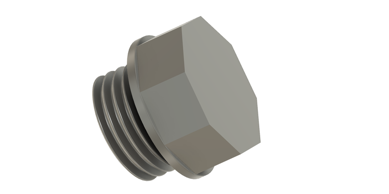 ar pressão interruptor plugue masculino 1 4 compressor 3d print model - Mito3D