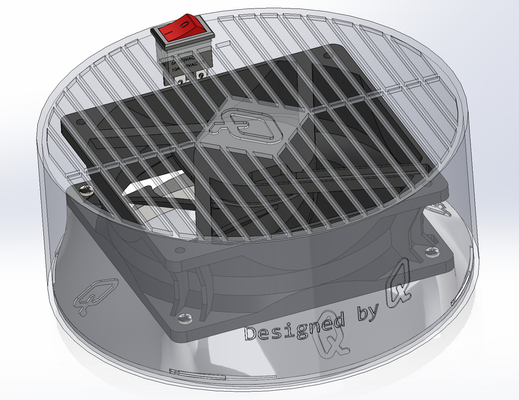 air purificateur 3d print model - Mito3D