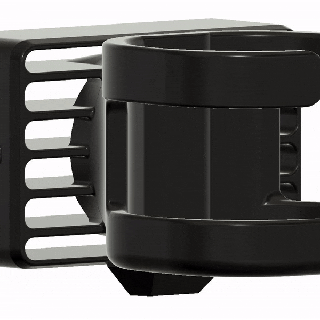 air vent cup holder fiat -posa vaso para difusor car cupholder airvent 3d print model - Mito3D
