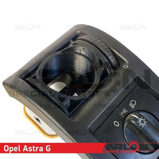 prise d'air gauge pod 52 mm convient opel astra arlon pièces spéciales jauge l'évent 3D print model - Mito3D