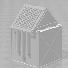 air vents - wh40k architecture 40k warhammer scenery warhammer40k 40000 buildings structures 3d print model - Mito3D