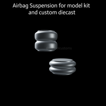 airbag sospensione modello kit personalizzato pressofuso insaccato aria borse lowrider airride cavaliere minicamion mini camion revell tamiya 3d print model - Mito3D