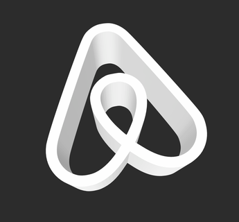 Airbnb Logo Stand Zeichen Symbol 3d print model - Mito3D