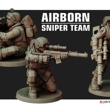 airborn sniper team 3d print model - Mito3D