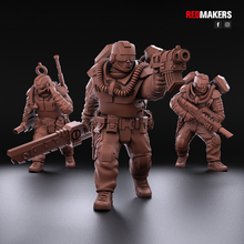 airborne division - squad imperial force 3d print model - Mito3D