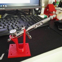 pistole ayakta durmak havalı püskürtme airbrush desteği destek kendin yap 3d print model - Mito3D