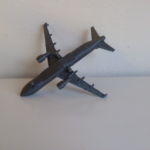 airbus a320 juego jannie avión de juguete modelo a escala alexandra 3D print model - Mito3D