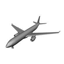airbus a330-300 1 500 fdm architecture aircraft toy model scale 3d printer pla a330 a330-3000 3d print model - Mito3D
