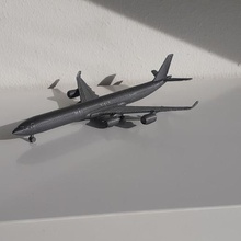 airbus a340-600 vari a340 jumbo 747 lockheed martin boeing in miniatura jet modello scala giocattolo aereo piano 3d print model - Mito3D