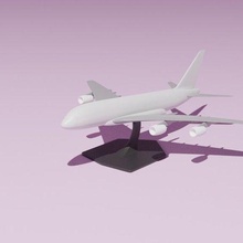 Airbus a380 3d modèle imprimante avion exposition Véhicules 3d print model - Mito3D