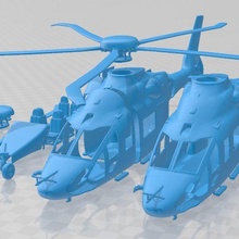 aerobús helicóptero h160 imprimible 3d print model - Mito3D