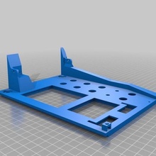 aircraft-style switch panel mfd mount electronics 3d print model - Mito3D