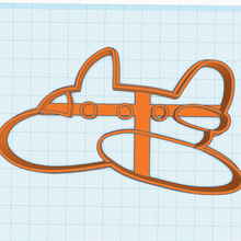 uçak kurabiye kalıbı ev galletas horno cocina cortantes cortante avion 3d print model - Mito3D
