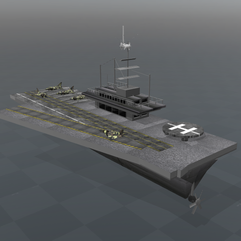 porte de l'avion jeu armée terre en avion bateau navire mouche la mer militaires l'arme jouet art psl 3D print model - Mito3D
