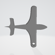 aeronave anel de chave a moda porta chaves modelism aeronaves avião aviação brinquedo jogo arte o design solidworks desenho 3d print model - Mito3D