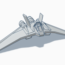 aereo stargate navi f-302 gioco le aeromobili f302 porta stelle 3d print model - Mito3D