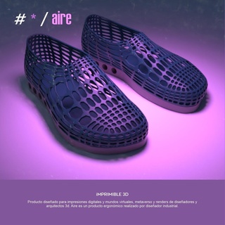 aire calçados sapatos 3d print model - Mito3D