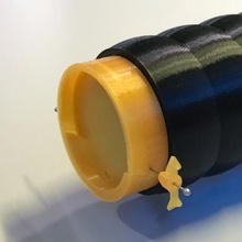 o fluxo de ar refluxo preventer válvula parada ferramenta filtro 3d print model - Mito3D