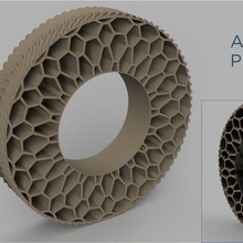 airless tyre prototype game designproject engineeringproject freimor model project vehicles 3d print model - Mito3D