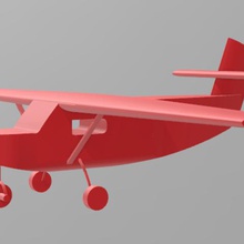 de avião a arte pequeno porte decoração jogo brinquedo 3d print model - Mito3D