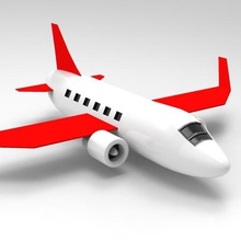 airplane various printable pixelart game fly flight toy plane 3d print model - Mito3D
